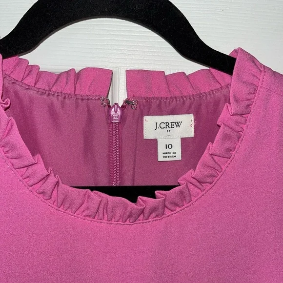 J. Crew Vibrant Pink Sleeveless Dress - Picture 2 of 3